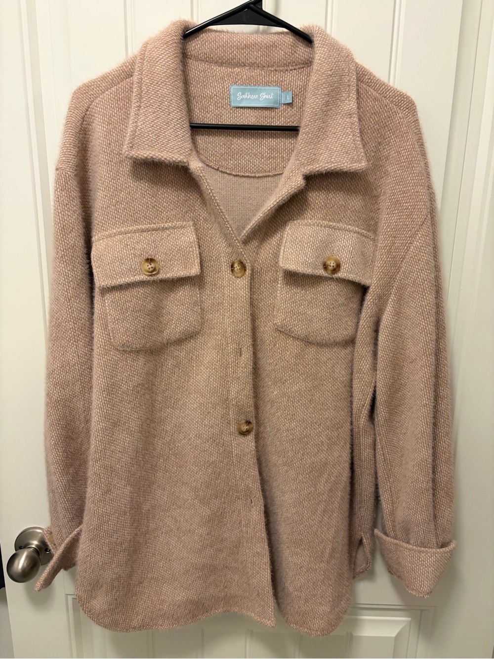 Southern Shirt women’s Blush Utility Shacket Jacket